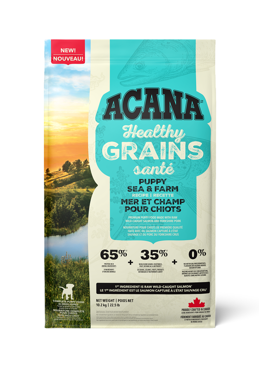 Healthy Grains, Sea to Farm Puppy Recipe